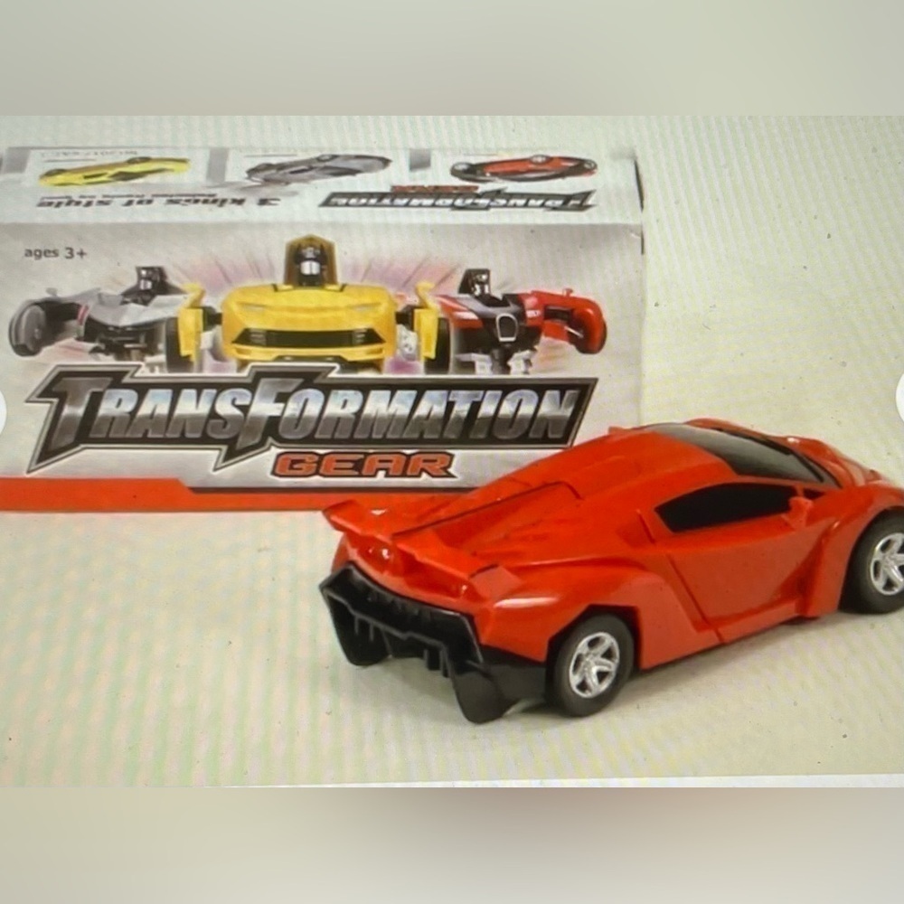 Transformation Gear Toy Cars - Robot Car Toy 2-in-1 Distortion Car